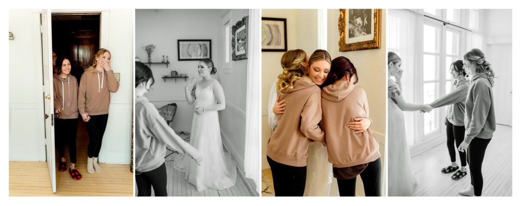 first look with sisters